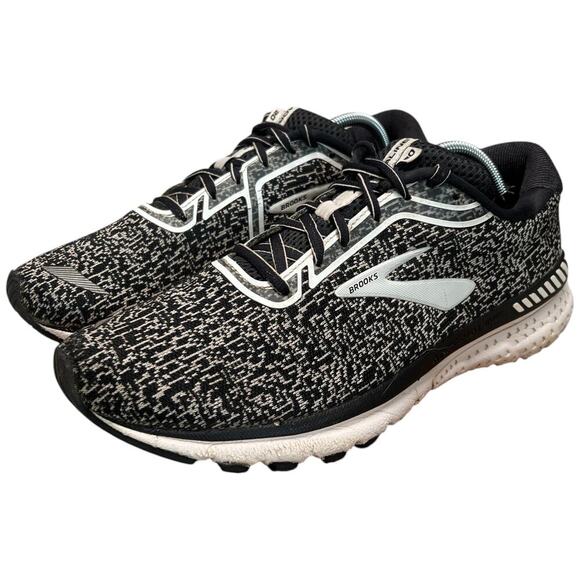 Brooks Adrenaline GTS 20 Men's SZ 11.5 Sneaker Black White Oreo READ Need Insole - Picture 1 of 16